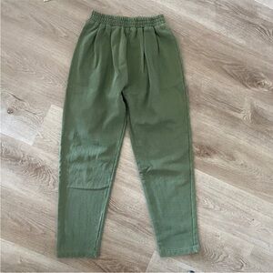 Ilana Kohn Nico Pant Green (overdyed) XS